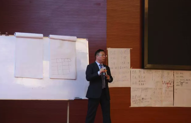 柏明顿1704期《阿米巴经营咨询方案班》济南站胡八一博士在讲课